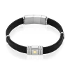Outlet JOURDAN Bracelet Cuir Noir