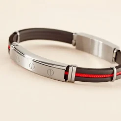 JOURDAN Bracelet Magnus Caoutchouc Bleu* Bracelets|Bracelets Cordon