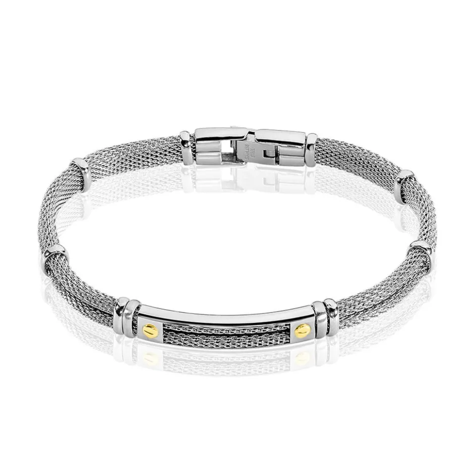 Best JOURDAN Bracelet Neylahae Acier Blanc