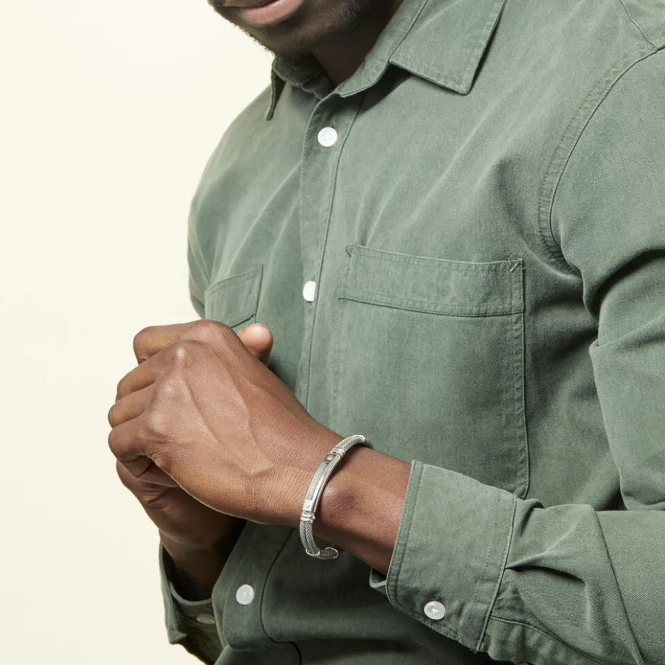 Best JOURDAN Bracelet Neylahae Acier Blanc