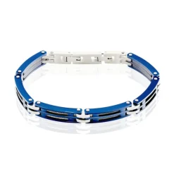 Clearance JOURDAN Bracelet Priam Acier acier bicolore