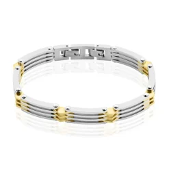 New JOURDAN Bracelet Rio Acier Bicolore