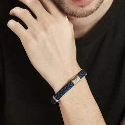 Online JOURDAN Bracelet Trenza Acier Bicolore