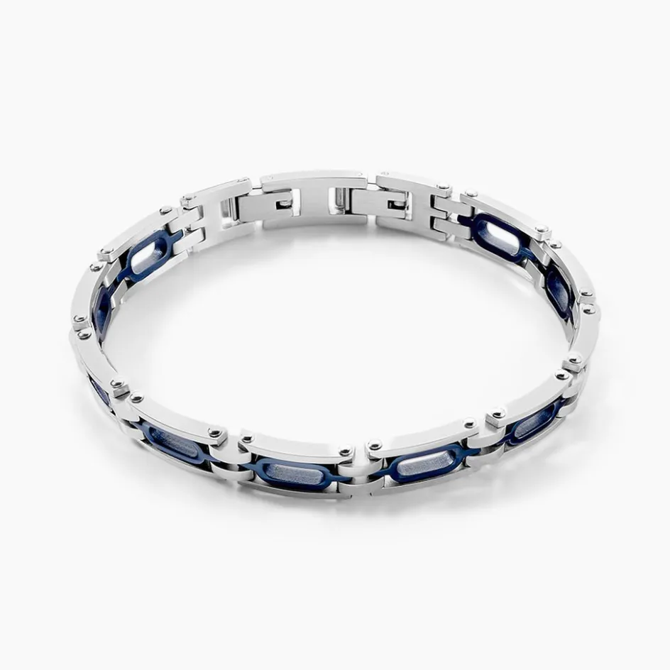 JOURDAN Bracelet Wild Acier Blanc Et Bleu* Bracelets|Bracelets Fantaisie