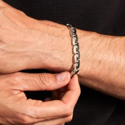 JOURDAN Bracelet Wild Acier Blanc Et Noir* Bracelets|Bracelets Fantaisie