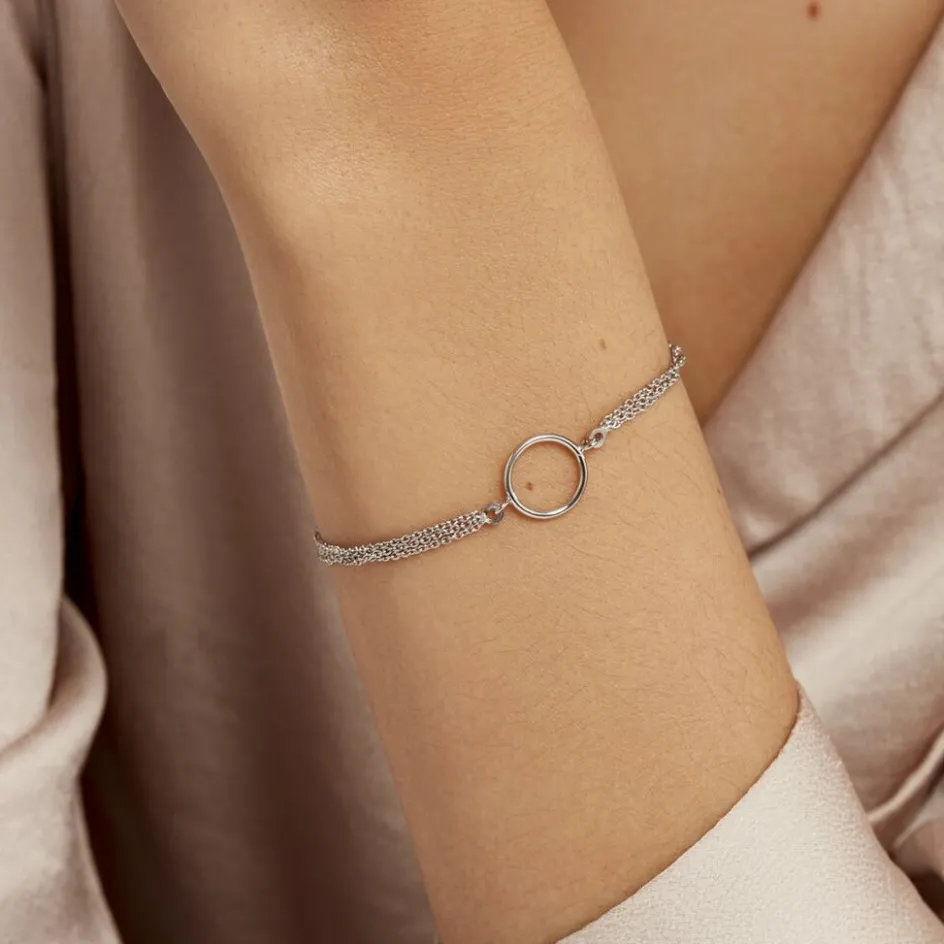 Clearance Histoire d'Or Bracelet Kaelly Argent Blanc