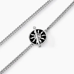 Outlet Histoire d'Or Bracelet Keenan Argent Blanc