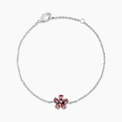 Outlet Histoire d'Or Bracelet Lalla Argent Blanc Pierre D'imitation