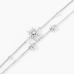 Sale Histoire d'Or Bracelet Leila Argent Blanc Oxyde De Zirconium