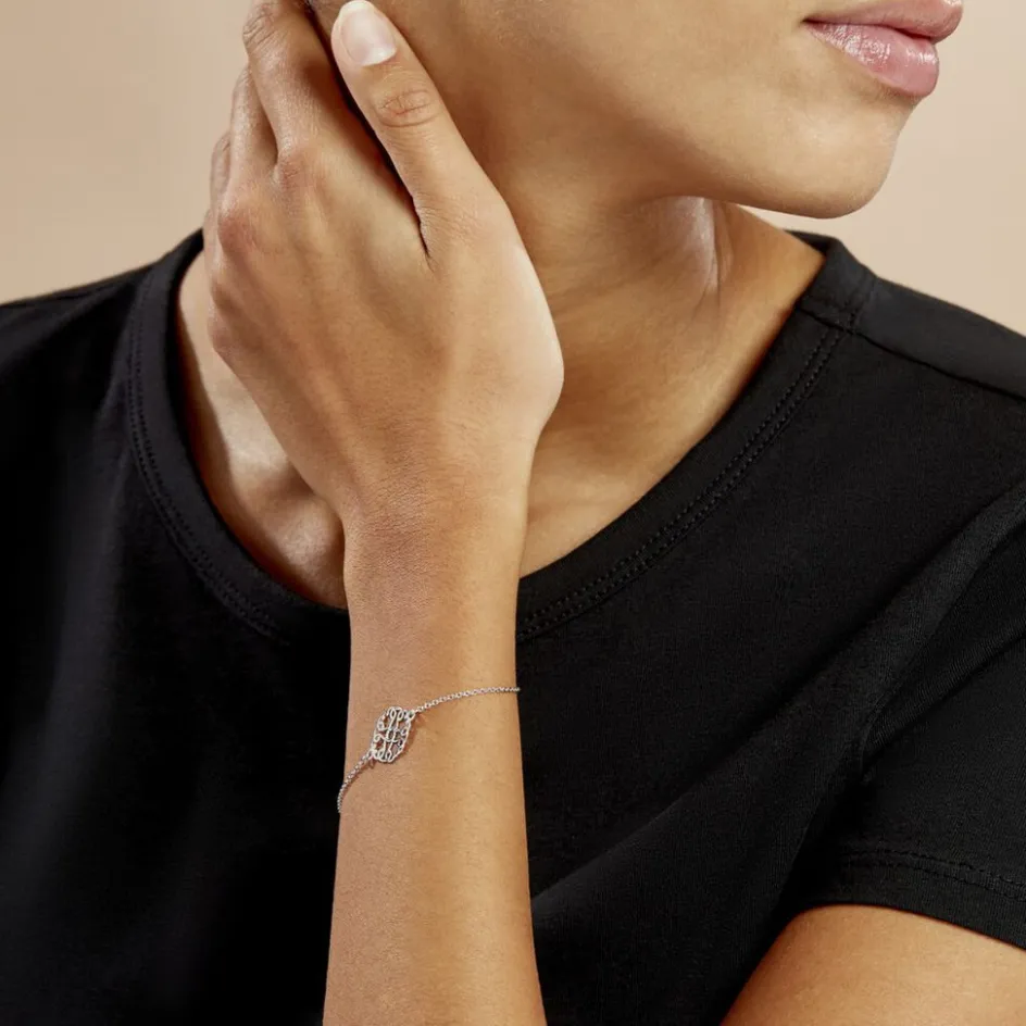 Clearance Histoire d'Or Bracelet Lev argent blanc