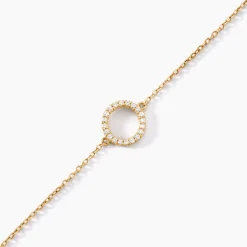 Clearance Histoire d'Or Bracelet Lim De Zirconium or jaune oxyde