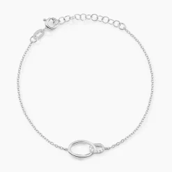 Best Histoire d'Or Bracelet Loline Argent Blanc Oxyde De Zirconium