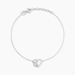 Sale Histoire d'Or Bracelet Lucianna Argent Blanc Oxyde De Zirconium