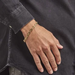 Outlet Histoire d'Or Bracelet Maille Cadia acier doré