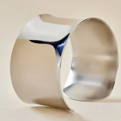 Discount Histoire d'Or Bracelet Manchette Bento Acier Blanc