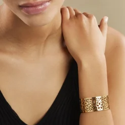 Histoire d'Or Bracelet Manchette Brenda Acier Jaune* Bracelets|Bracelets Fantaisie