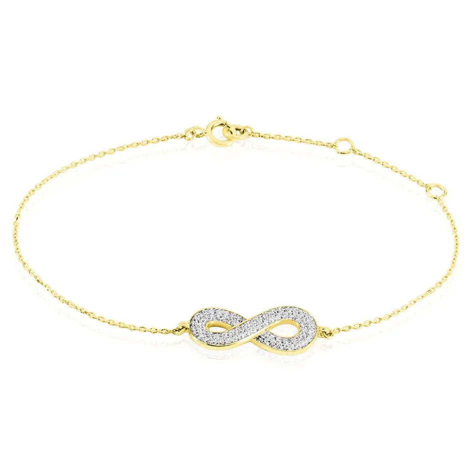 Best Histoire d'Or Bracelet Mariquita Or Jaune Oxyde De Zirconium