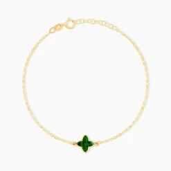 Hot Histoire d'Or Bracelet Marvella Or Jaune Malachite or jaune malachite vert