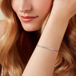 Discount Histoire d'Or Bracelet Melineeargent Blanc Oxyde De Zirconium