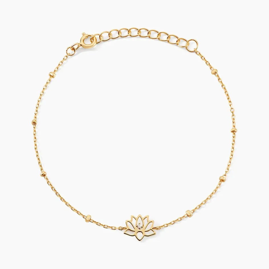 Discount Histoire d'Or Bracelet Mirabel Argent Jaune Oxyde De Zirconium