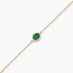 Histoire d'Or Bracelet Mirage Or Jaune Malachite* Bracelets