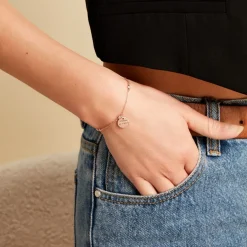 New Histoire d'Or Bracelet Moa De Zirconium argent rose oxyde