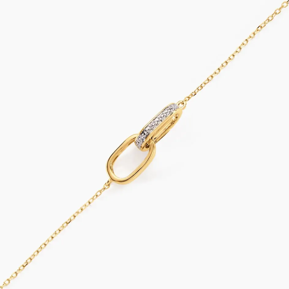Sale Histoire d'Or Bracelet Molana Or Jaune Diamant