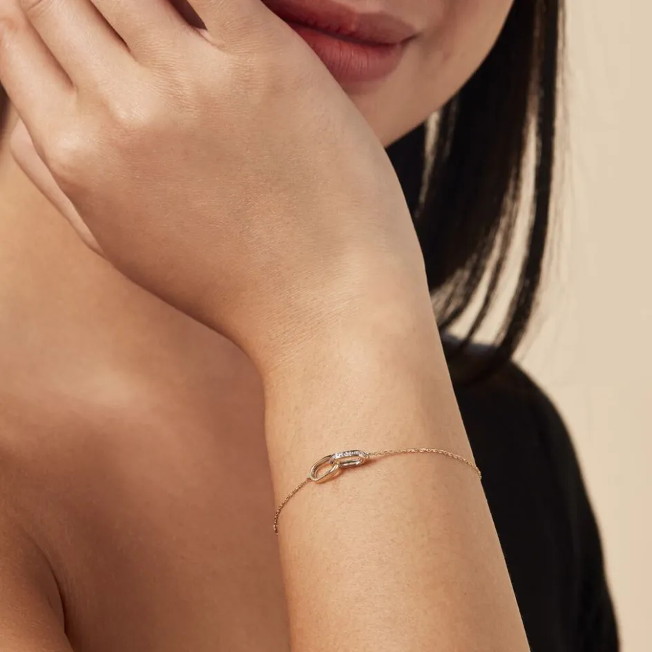 Sale Histoire d'Or Bracelet Molana Or Jaune Diamant