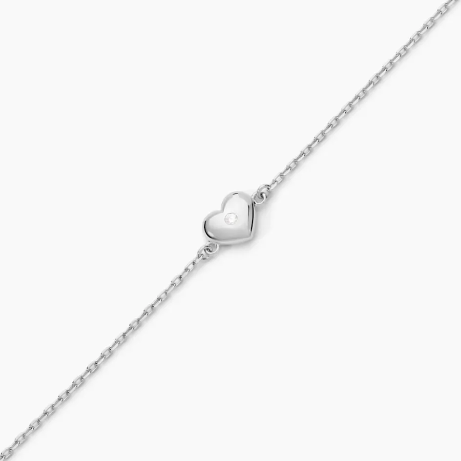 Clearance Histoire d'Or Bracelet Mylie Argent Blanc Oxyde De Zirconium