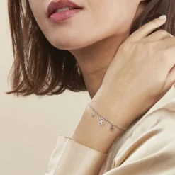 Clearance Histoire d'Or Bracelet Nedira Argent Blanc