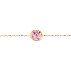 Discount Histoire d'Or Bracelet Nelig Argent Rose Oxyde De Zirconium