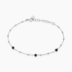 Best Histoire d'Or Bracelet Nissia Argent Blanc Verre
