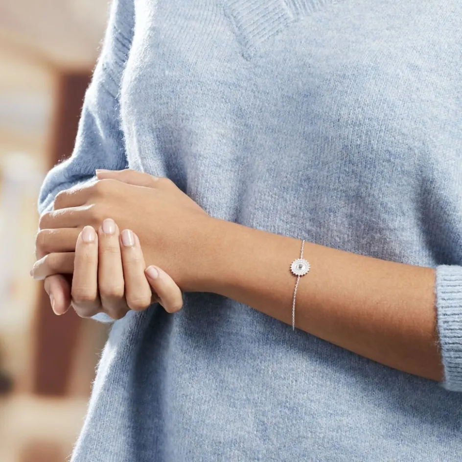 Discount Histoire d'Or Bracelet Nyoko Argent Blanc Labradorite