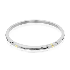 JOURDAN Bracelet Or Acier Bicolore* Bracelets