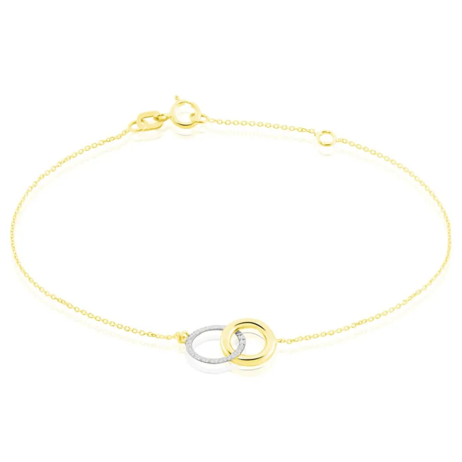 Clearance Histoire d'Or Bracelet Or Bicolore Gontrania