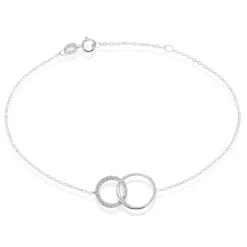 Histoire d'Or Bracelet Or Blanc Nesrine Oxydes* Bracelets