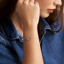 Sale Histoire d'Or Bracelet Or Blanc Tresha Diamants or blanc diamant