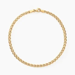 Outlet Histoire d'Or Bracelet Capucin Maille Marine or jaune