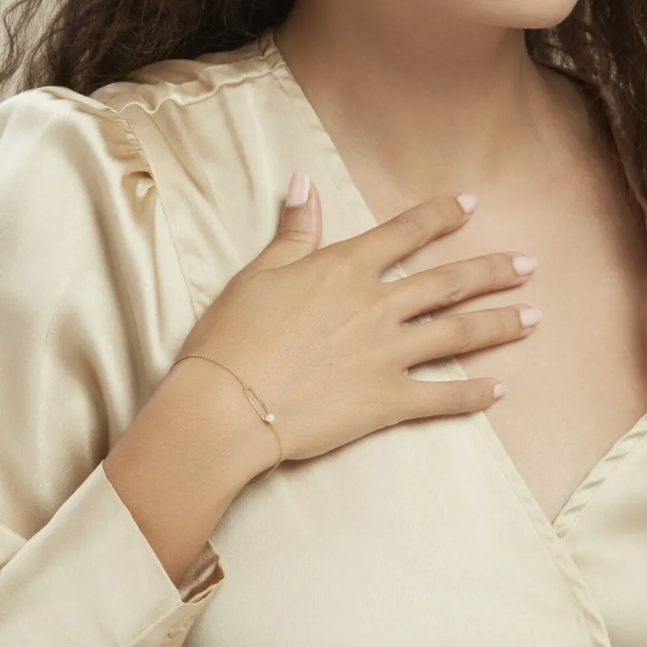 Best Histoire d'Or Bracelet Or Jaune Lucasta Perle De Culture