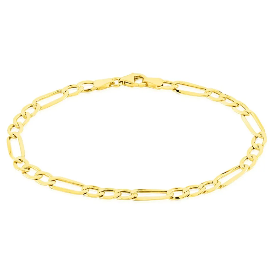 Outlet Histoire d'Or Bracelet Maille Alternée 1/3 or jaune