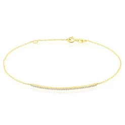 Clearance Histoire d'Or Bracelet Or Jaune Nalania Diamant or jaune diamant