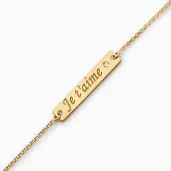 Sale Histoire d'Or Bracelet Or Jaune Xaverianne Oxyde