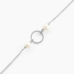 Discount Histoire d'Or Bracelet Oria Argent Blanc Pierre De Synthese