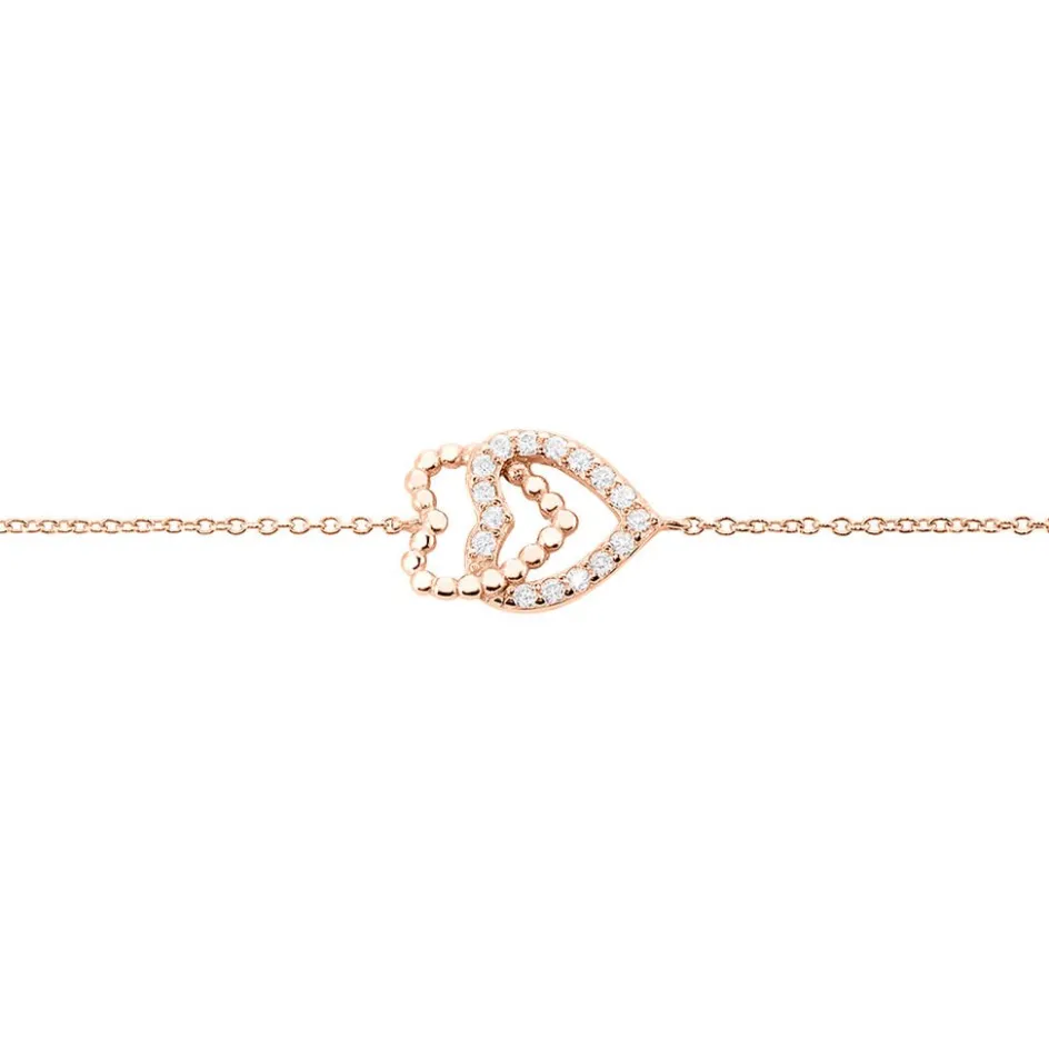 Sale Histoire d'Or Bracelet Ottavia Argent Rose Oxyde De Zirconium