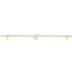 Clearance Histoire d'Or Bracelet Pampilles Colorées Or Jaune Amazonite or jaune amazonite vert