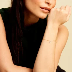 Clearance Histoire d'Or Bracelet Pampilles Colorées Or Jaune Amazonite or jaune amazonite vert