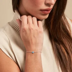 Sale Histoire d'Or Bracelet Parad'eyes Argent Blanc