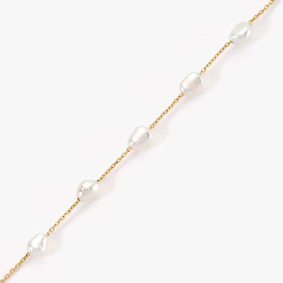 Clearance Histoire d'Or Bracelet Persephone Or Jaune Perle De Culture