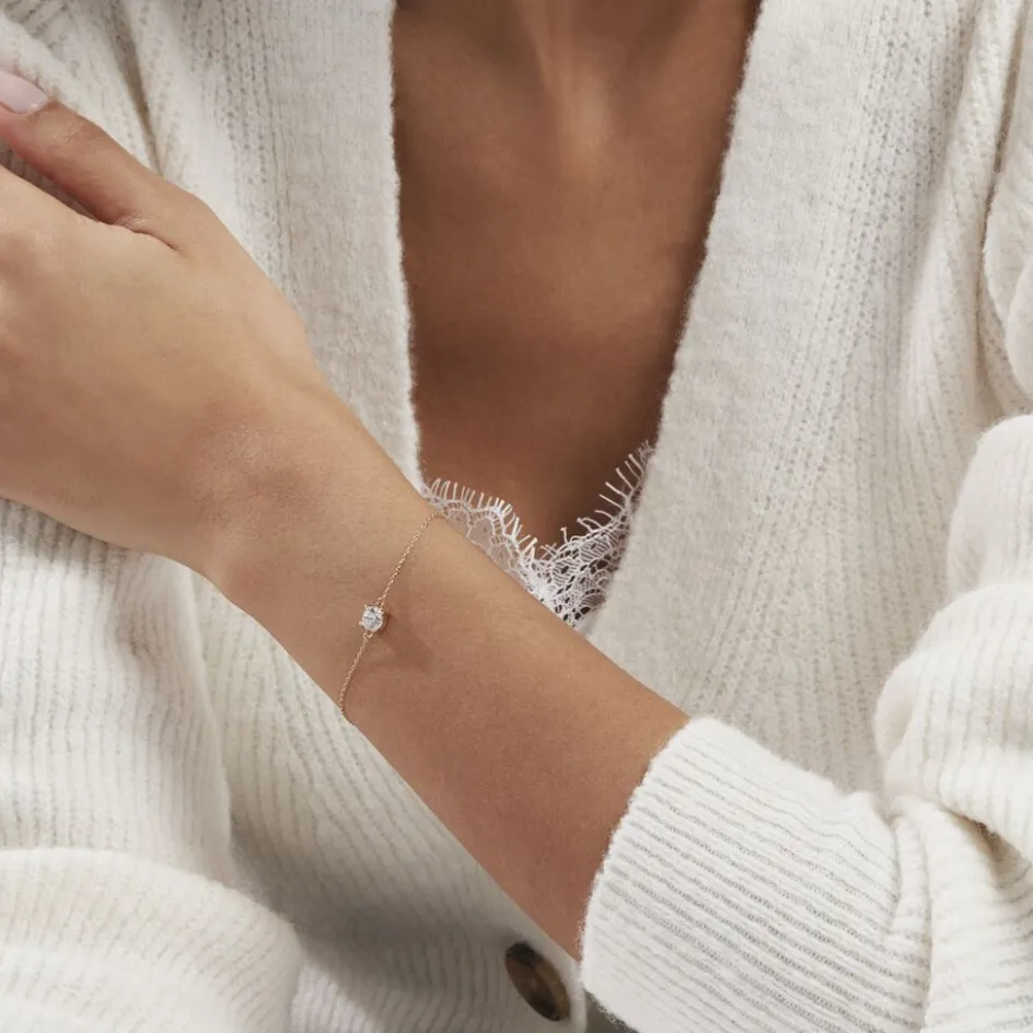 Sale Histoire d'Or Bracelet Plaqué Or Jaune Nilay Oxyde De Zirconium plaqué or jaune oxyde