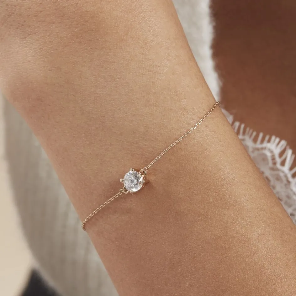 Sale Histoire d'Or Bracelet Plaqué Or Jaune Nilay Oxyde De Zirconium plaqué or jaune oxyde